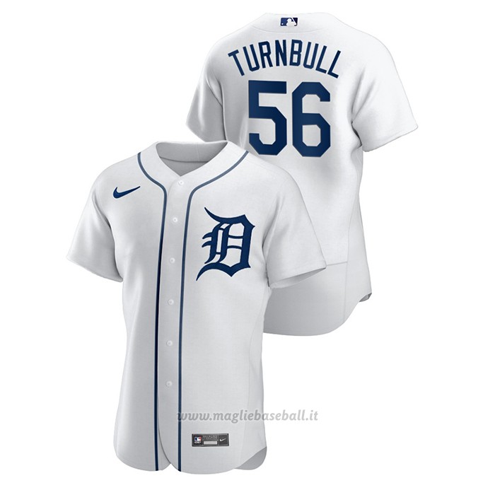 Maglia Baseball Uomo Detroit Tigers Spencer Turnbull Autentico Bianco